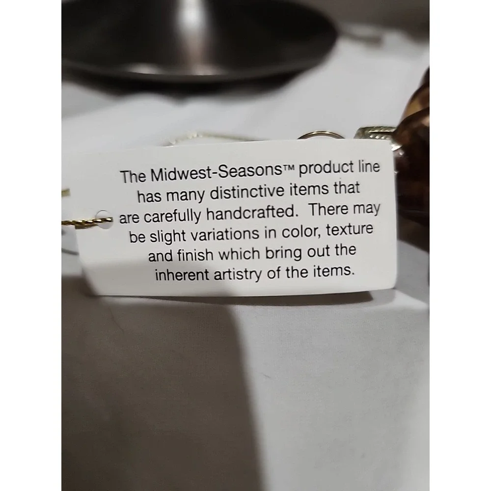 Midwest Seasons Cannon Falls Bronners Glass Christmas Ornaments‎